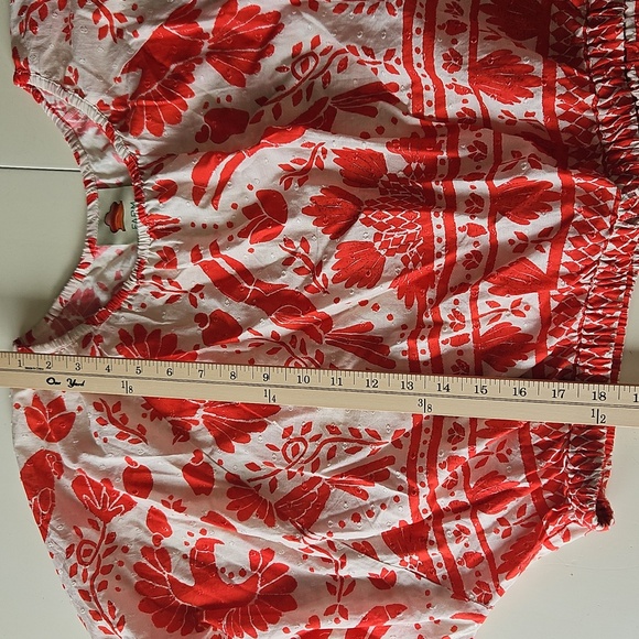 NWOT Farm Rio jungle flow cropped top - Picture 10 of 12